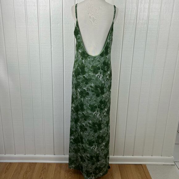 Trixxi Women Maxi Dress Sleeveless Green Backless Bodycon Holiday Party Size XL - Picture 8 of 9